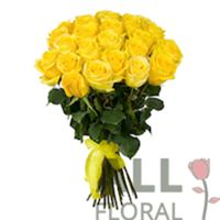 Желтые розы 25 шт